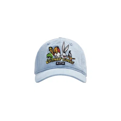 Pre-owned Kith Men's  X Looney Tunes X New Era 9twenty Character Denim Cap In Blue