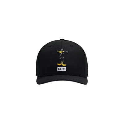 Pre-owned Kith Men's  X Looney Tunes X New Era Daffy 59fifty Cap In Black