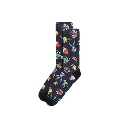 Pre-owned Kith Men's  X Looney Tunes X Stance Tossed Sock In Multi