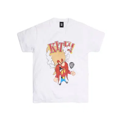 Pre-owned Kith Men's  X Looney Tunes Yosemite Sam Vintage Tee Shirt In White