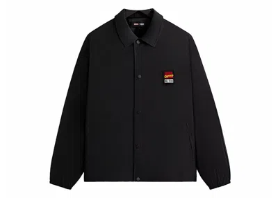 Pre-owned Kith Men's  X Marvel Comics Coaches Jacket In Black