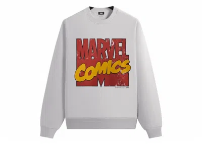 Pre-owned Kith Men's  X Marvel Comics Vintage Nelson Crewneck Sweatshirt In White