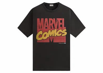 Pre-owned Kith Men's  X Marvel Comics Vintage Tee Shirt In Black
