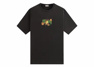 Pre-owned Kith Men's  X Marvel Green Goblin Vintage Tee Shirt In Black
