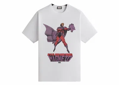 Pre-owned Kith Men's  X Marvel Magneto Vintage Tee Shirt In White