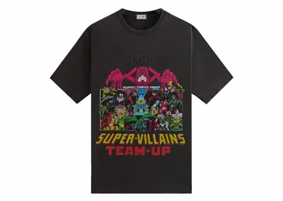 Pre-owned Kith Men's  X Marvel Team Up Vintage Tee Shirt In Black