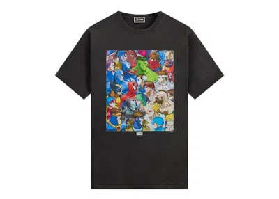 Pre-owned Kith Men's  X Marvel Vs. Capcom Clash Of Super Heroes Vintage Tee Shirt In Black
