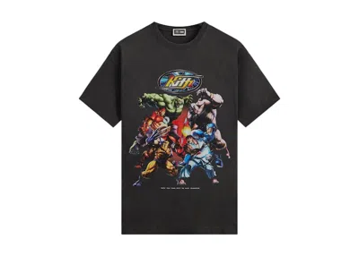 Pre-owned Kith Men's  X Marvel Vs. Capcom Final Fight Vintage Tee Shirt In Black