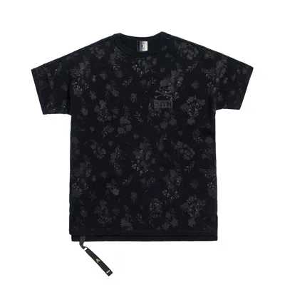 Pre-owned Kith Men's  X Mastermind World Reverse Floral Tee Shirt In Black