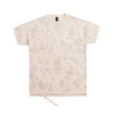 Pre-owned Kith Men's  X Mastermind World Reverse Floral Tee Shirt In Turtle Dove