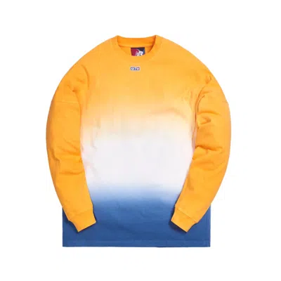 Pre-owned Kith Men's  X New Balance Spirit Long Sleeve Tee Shirt In Yellow Ombre