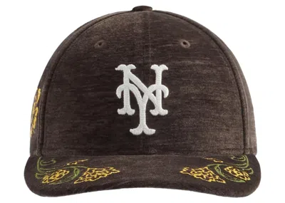 Pre-owned Kith Men's  X New Era For The New York Mets Chenille 59fifty Fitted Hat In Kindling