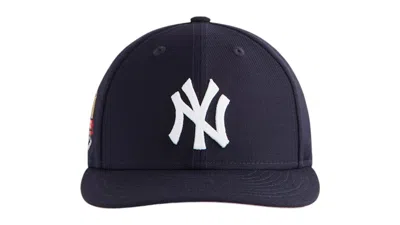 Pre-owned Kith Men's  X New Era X The New York Yankees 59fifty Low Profile Fitted Cap In Nocturnal/white