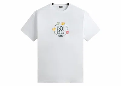 Pre-owned Kith Men's  X New York Botanical Garden Logo Vintage Tee Shirt In White