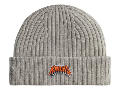 Pre-owned Kith Men's  X New York Knicks Archway Beanie In Light Heather Grey