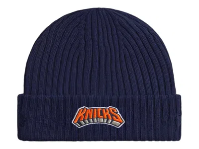 Pre-owned Kith Men's  X New York Knicks Archway Beanie In Nocturnal