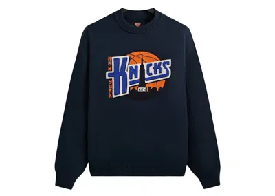 Pre-owned Kith Men's  X New York Knicks Ball Lewis Sweater In Nocturnal