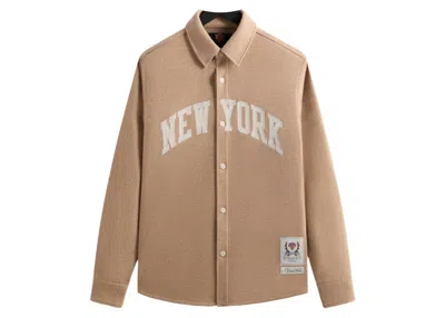 Pre-owned Kith Men's  X New York Knicks Felted Jersey Apollo Shirt In Stock