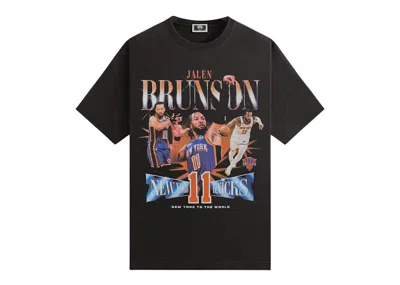 Pre-owned Kith Men's  X New York Knicks Jalen Brunson Vintage Tee Shirt In Black