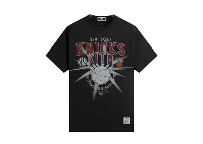 Pre-owned Kith Men's  X New York Knicks Madison Square Garden Burst Jones Tee Shirt In Black