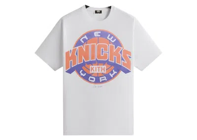 Pre-owned Kith Men's  X New York Knicks Showtime Vintage Tee Shirt In White