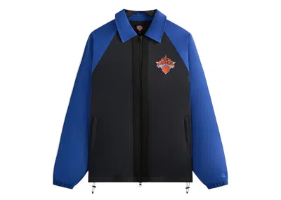 Pre-owned Kith Men's  X New York Knicks Vintage Nylon Jacket In Black