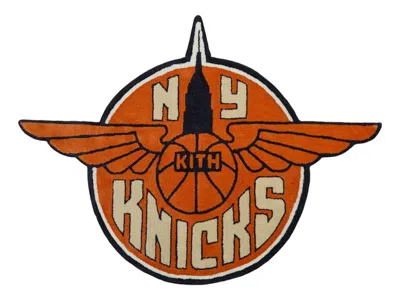 Pre-owned Kith Men's  X New York Knicks Wingman Logo Rug