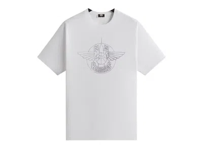 Pre-owned Kith Men's  X New York Knicks Wingman Sketch Vintage Tee Shirt In White