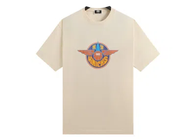 Pre-owned Kith Men's  X New York Knicks Wingman Vintage Tee Shirt In Sandrift
