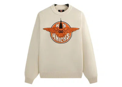 Pre-owned Kith Men's  X New York Knicks Wings Lewis Sweater In Sandrift
