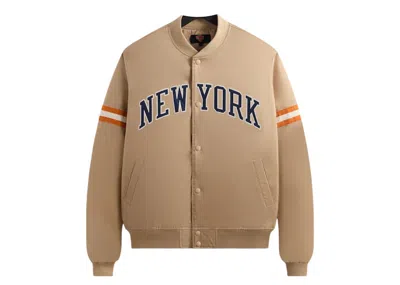 Pre-owned Kith Men's  X New York Knicks Wings Satin Bomber Jacket In Stock