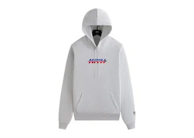 Pre-owned Kith Men's  X New York Rangers Hat Trick Nelson Hoodie In Light Heather Grey