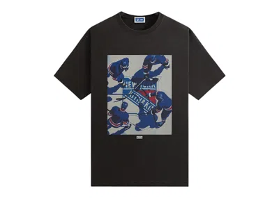 Pre-owned Kith Men's  X New York Rangers On Ice Vintage Tee Shirt In Black