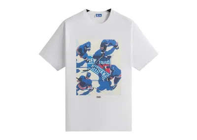 Pre-owned Kith Men's  X New York Rangers On Ice Vintage Tee Shirt In White