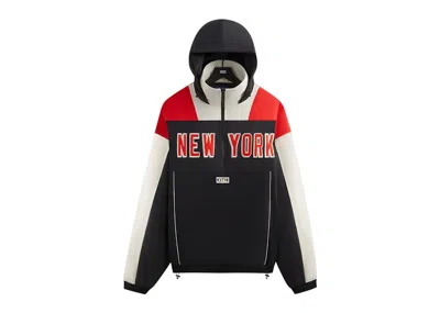 Pre-owned Kith Men's  X New York Rangers Quarter Zip Anorak In Jacket Black