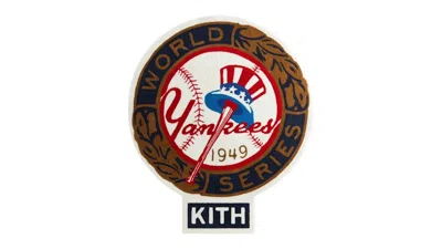 Pre-owned Kith Men's  X New York Yankees 1949 World Series Area Rug In Nocturnal In Black