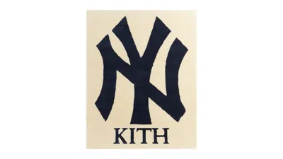 Pre-owned Kith Men's  X New York Yankees Area Rug In Nocturnal In Black