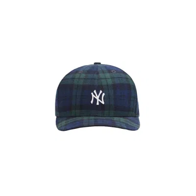 Pre-owned Kith Men's  X New York Yankees Plaid New Era Cap In Blackwatch