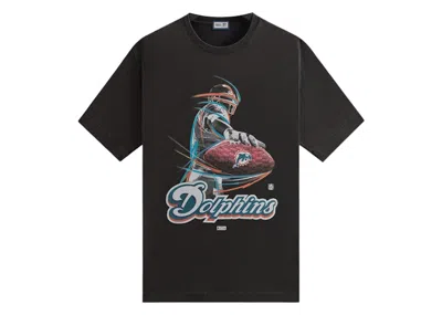 Pre-owned Kith Men's  X Nfl 47 Dolphins Vintage Tee Shirt In Black