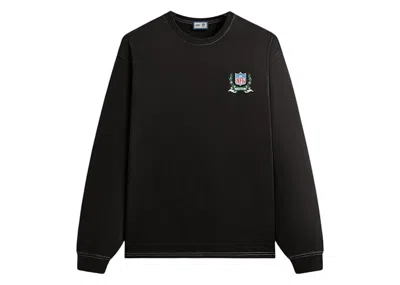 Pre-owned Kith Men's  X Nfl 47 Eagles Vintage Long Sleeve Tee Shirt In Black