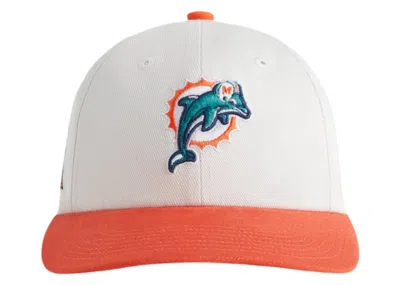 Pre-owned Kith Men's  X Nfl 47 Miami Dolphins Franchise Long Sleeve Profile Hat In Clementine In Orange