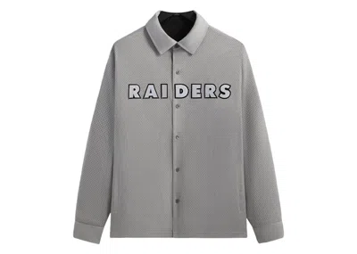 Pre-owned Kith Men's  X Nfl 47 Raiders Reversible Ginza In Mist