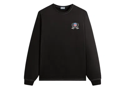 Pre-owned Kith Men's  X Nfl 47 Raiders Vintage Long Sleeve Tee Shirt In Black