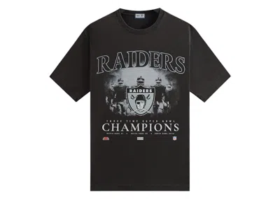 Pre-owned Kith Men's  X Nfl 47 Raiders Vintage Tee Shirt In Black