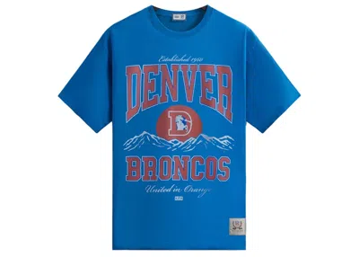 Pre-owned Kith Men's  X Nfl Broncos Vintage Tee Shirt In Voyage