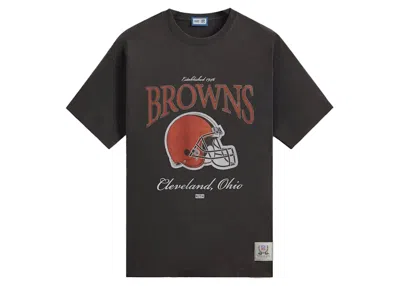 Pre-owned Kith Men's  X Nfl Browns Vintage Tee Shirt In Black