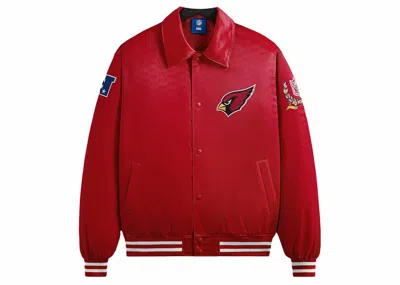 Pre-owned Kith Men's  X Nfl Cardinals Satin Bomber Jacket In Modified