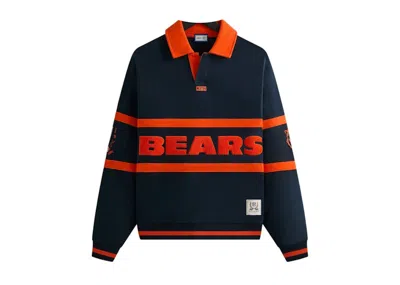 Pre-owned Kith Men's  X Nfl Chicago Bears Vintage Rugby In Nocturnal In Black