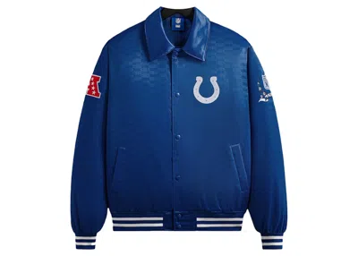 Pre-owned Kith Men's  X Nfl Colts Satin Bomber Jacket In Entice In Pink