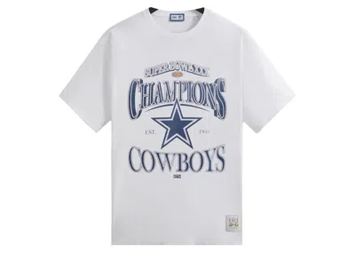 Pre-owned Kith Men's  X Nfl Cowboys Vintage Tee Shirt In White